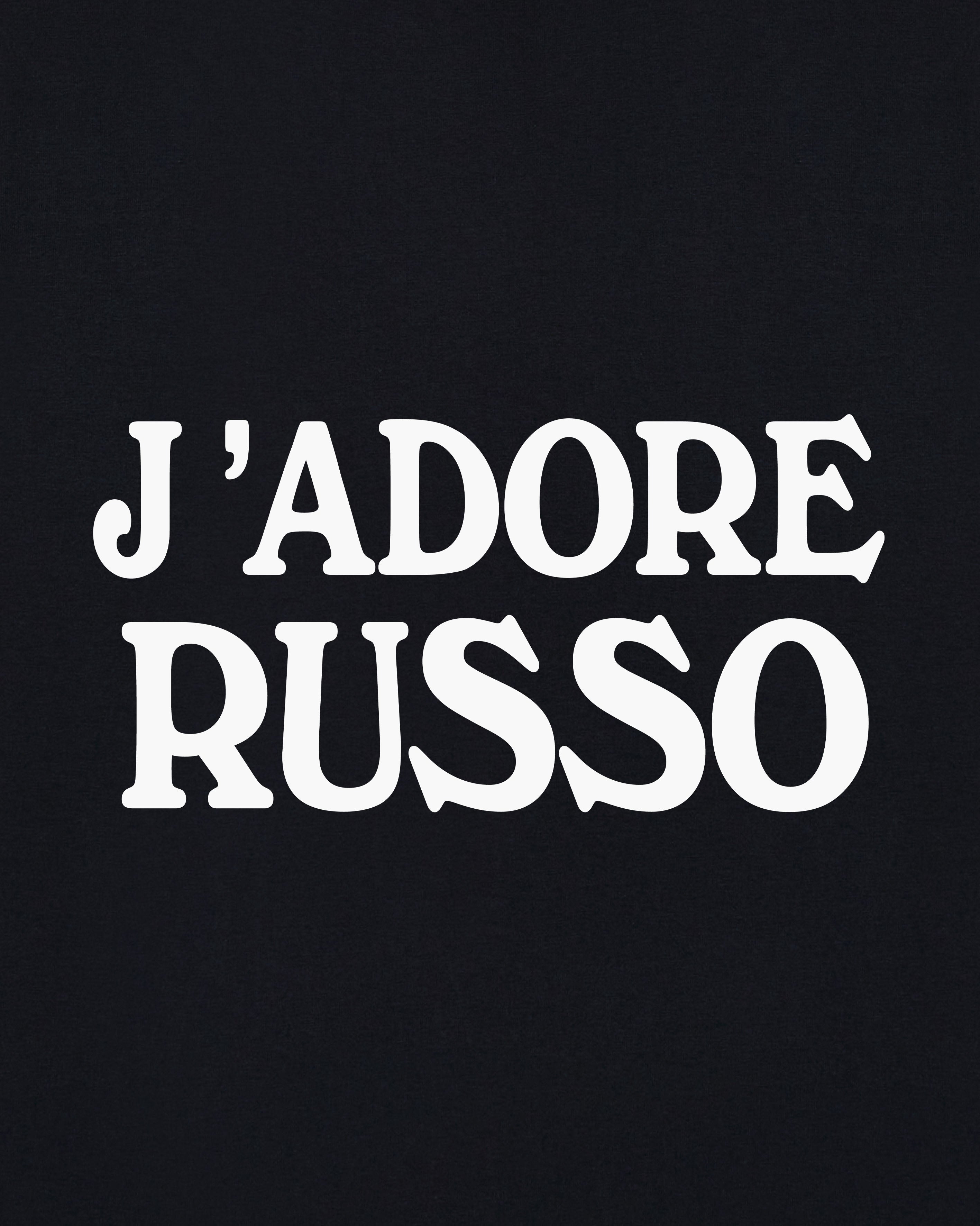 AOF J'adore Russo T-Shirt | Black Graphic Tee | Art of Football