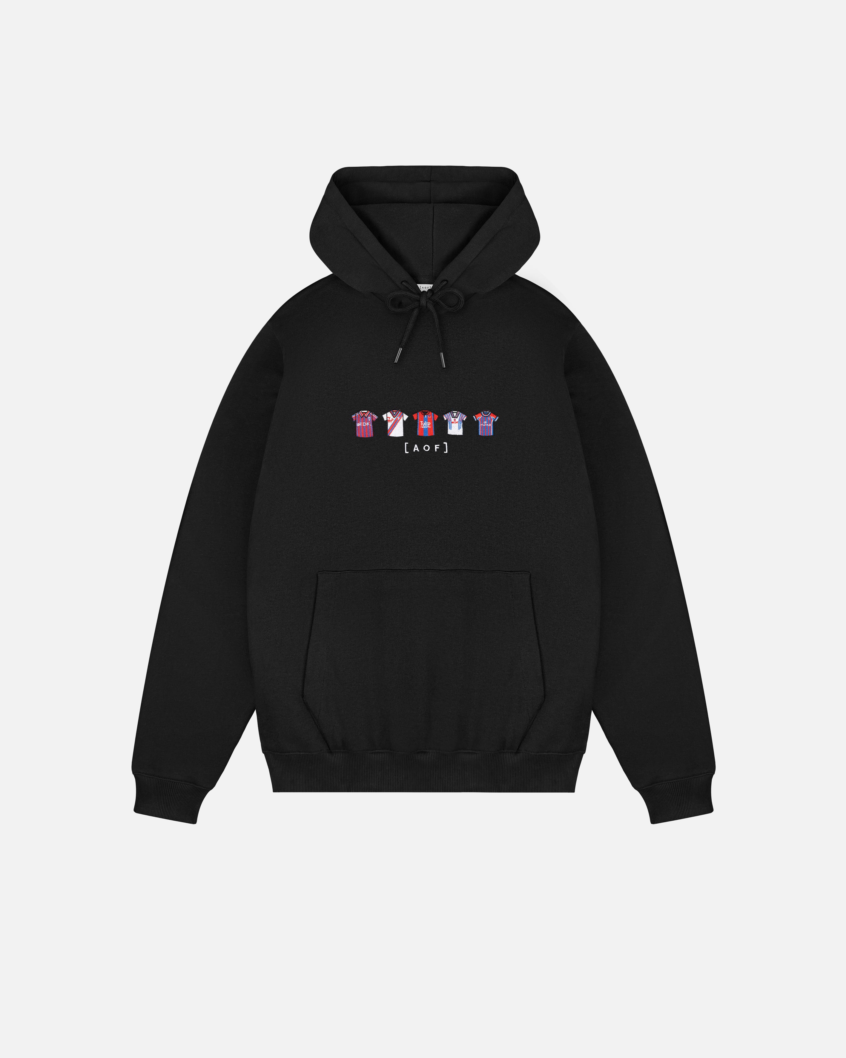 AOF CPFC Embroidered Classics Hoodie | Black Sweat | Art of Football