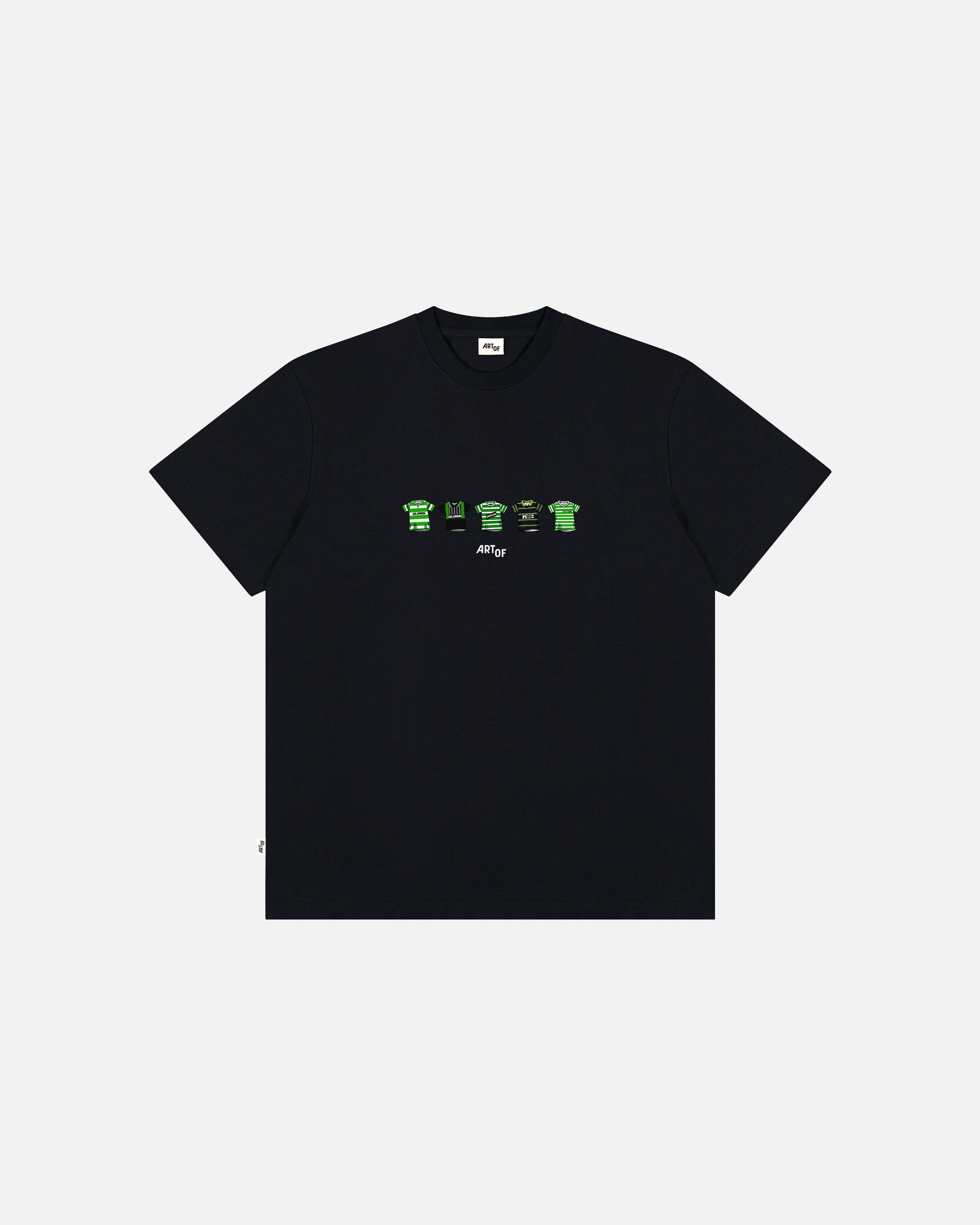 ART OF Bhoys Classics Tee | Celtic Black Graphic Football T-shirt