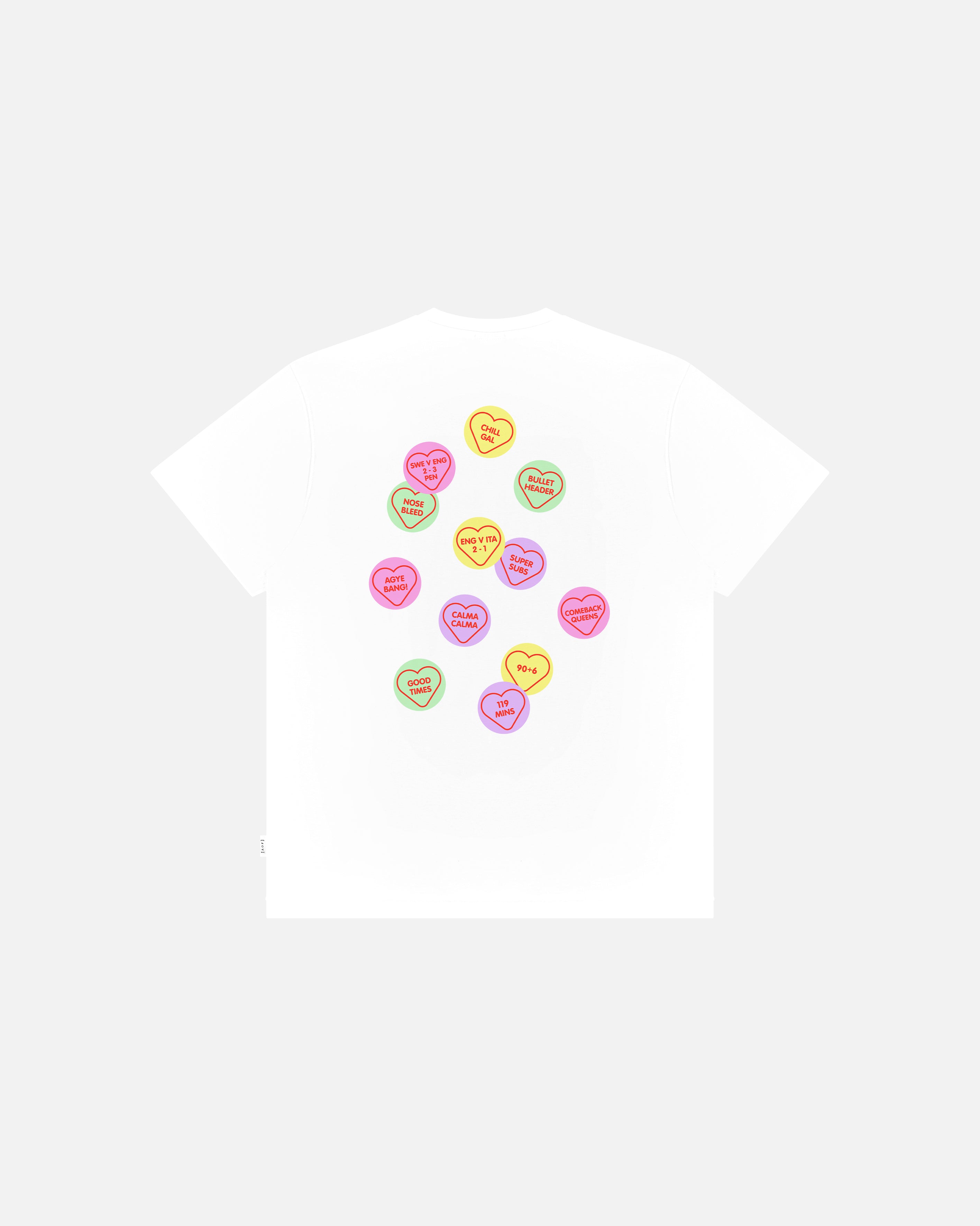 AOF Sabrina's Heartbreakers Tee | White T-shirt | Art of Football