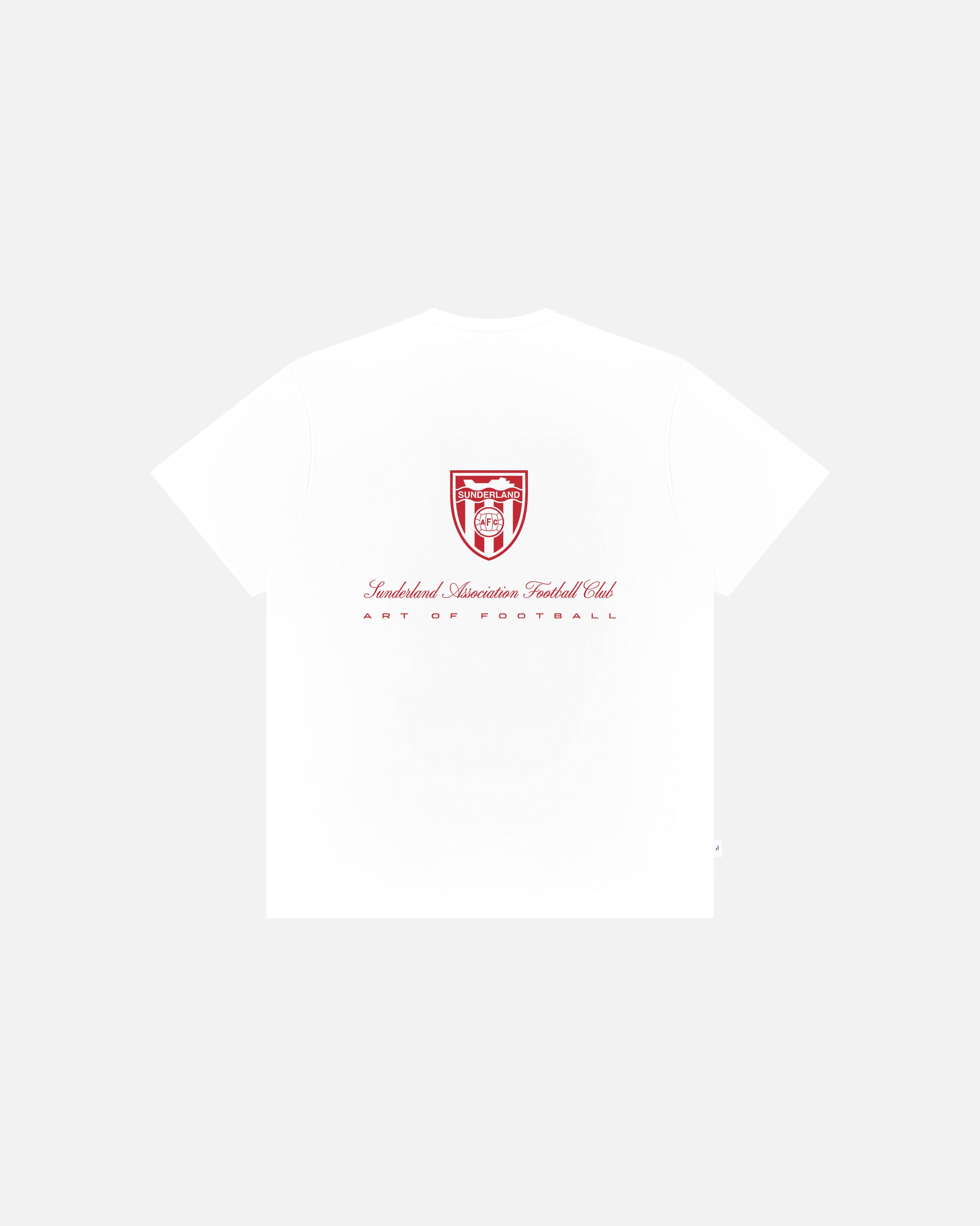 ART OF x Sunderland Heritage Tee | White Graphic Football T-shirt