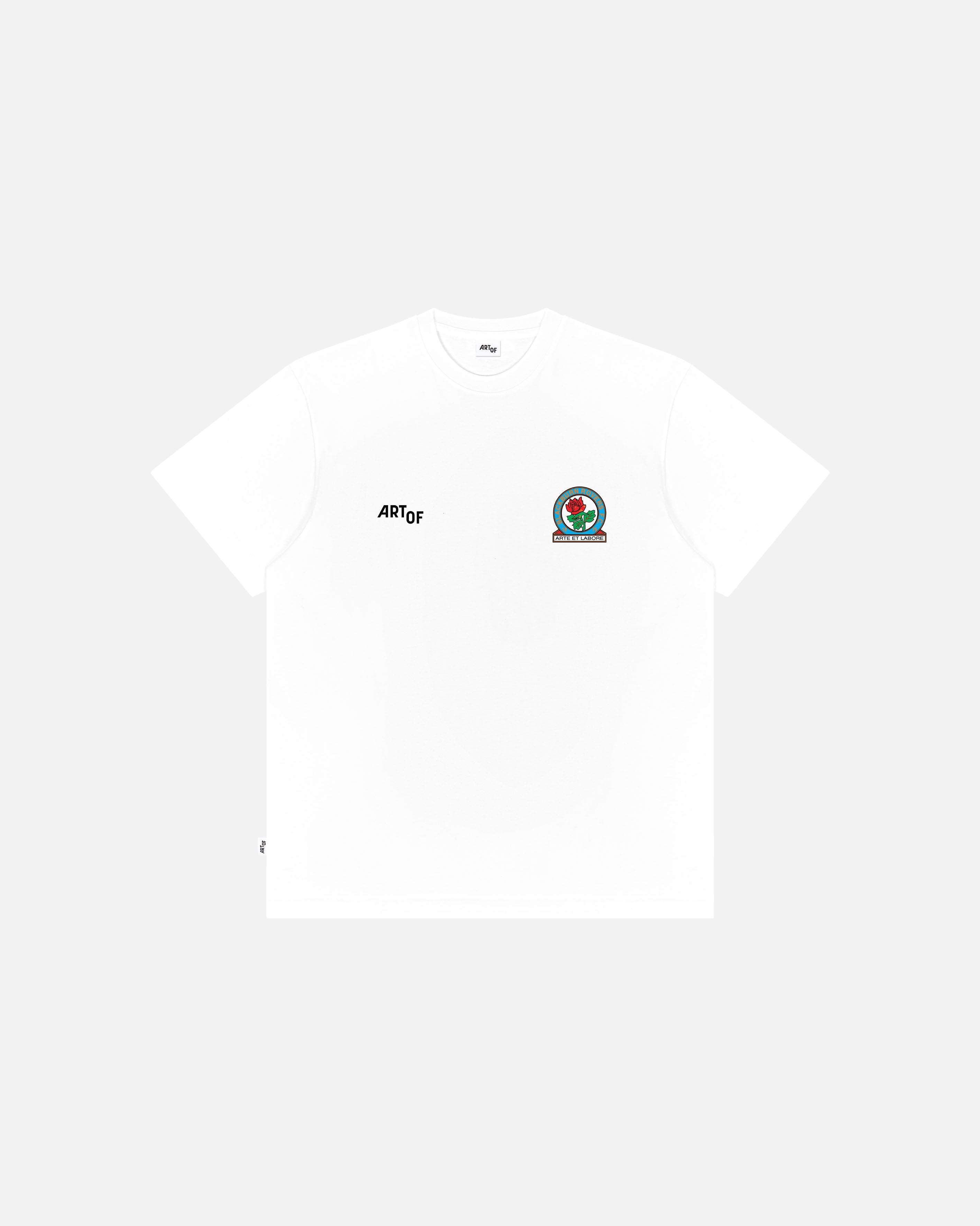 ART OF x Blackburn Crest Tee | White Graphic Football T-shirt
