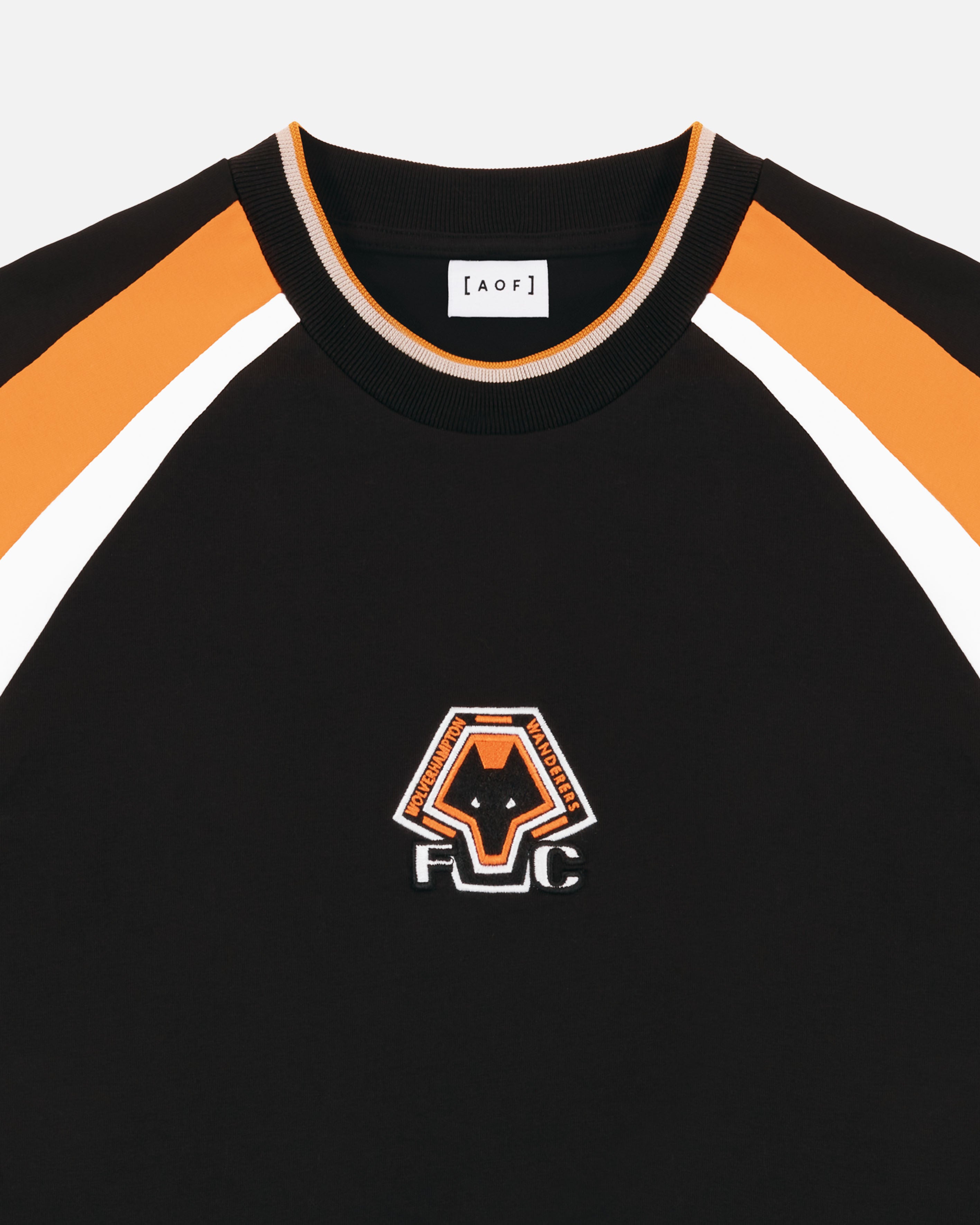 AOF Wolves 90s Oversized Panelled Tee T-shirt | Art of Football