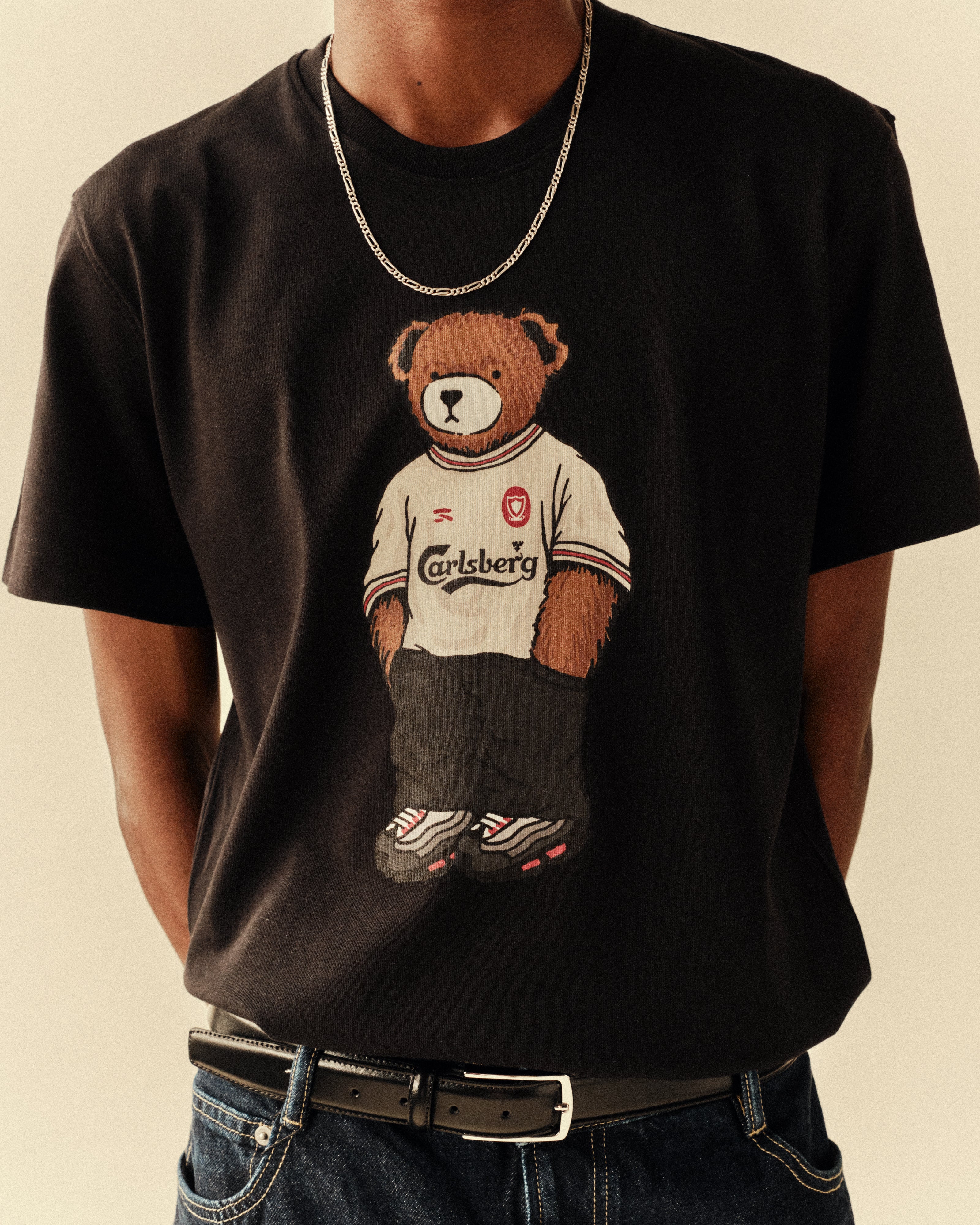 AOF LFC Away Pickles Tee | Black T-shirt | Art of Football