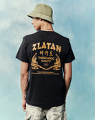 AOF Zlatan Tee | Black Graphic T-shirt | Art of Football