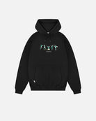 ART OF x Hibernian Icons Hoodie | Black Embroidered Football Sweat