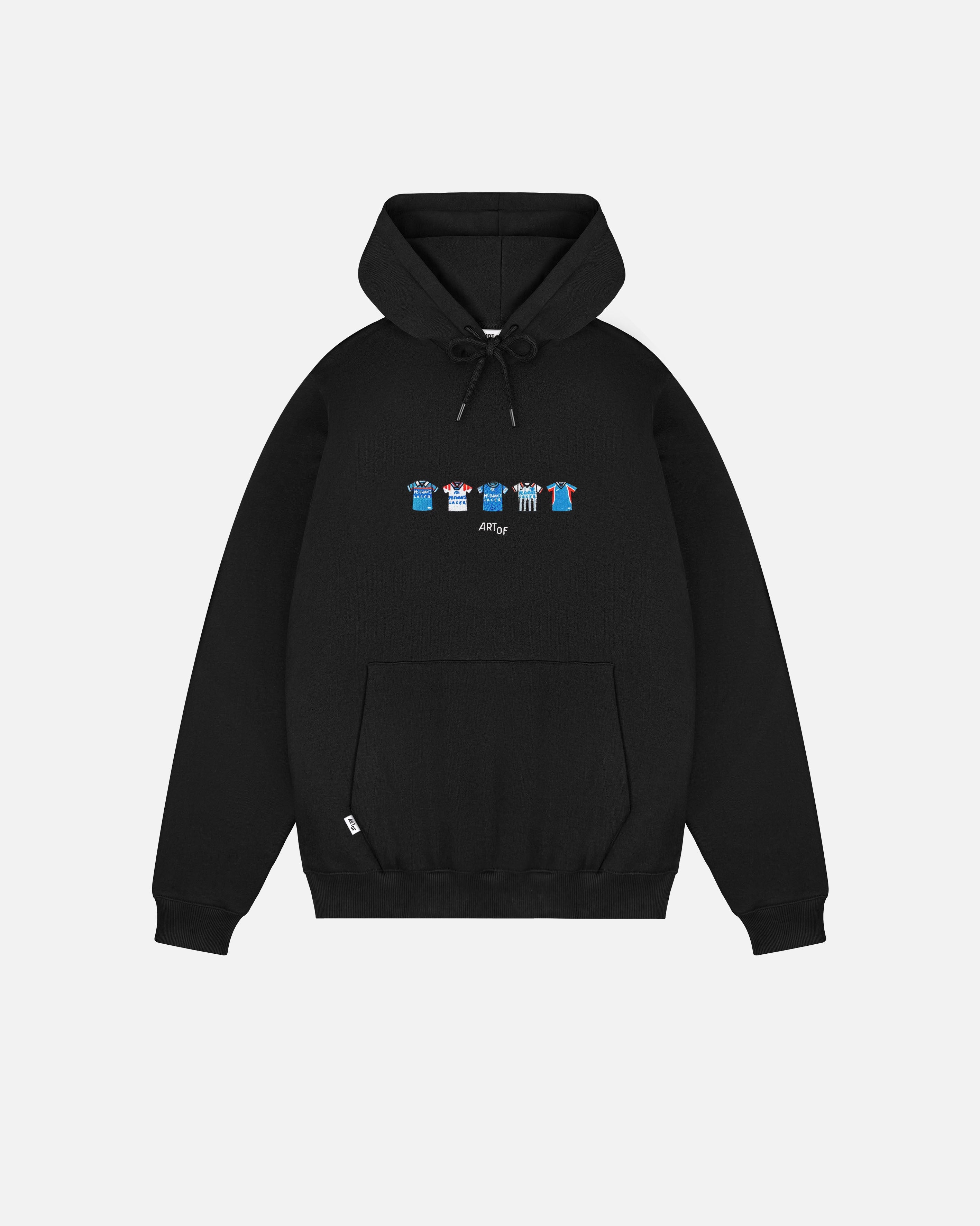 ART OF Football x Rangers Classics Hoodie | AOF Embroidered Sweat