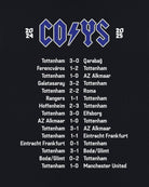 AOF x Spurs | COYS European Tour 24-25 Tee | Black Graphic T-shirt