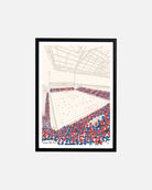 ART OF x Crystal Palace Twelfth Man Framed Print | Football Wall Art