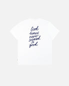 AOF Good Times Tee | White Graphic T-Shirt | Art of Football