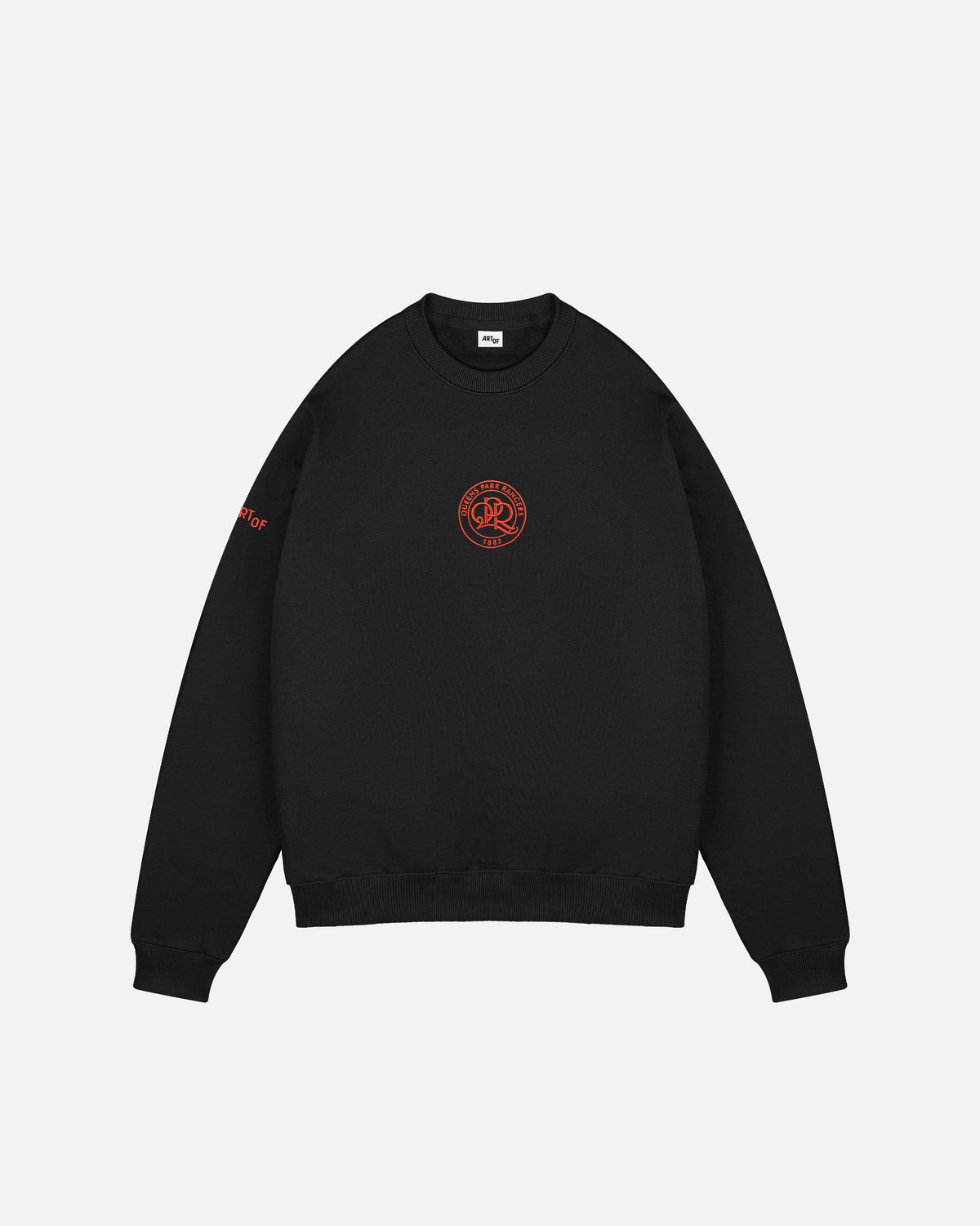 ART OF x QPR Single Colour Crest Sweat | Embroidered Football Jumper