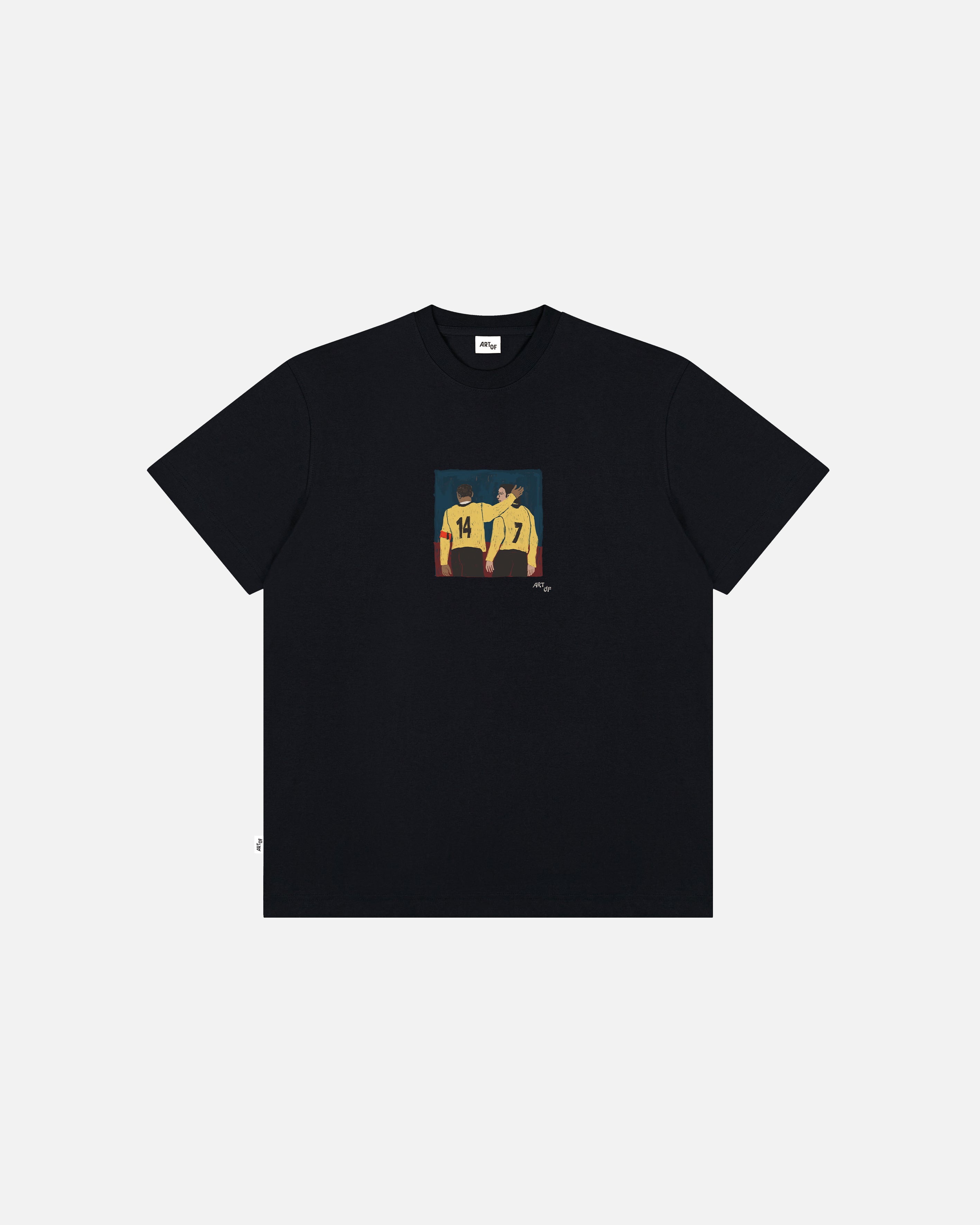 ART OF AFC Mates Tee | Black Graphic Football T-shirt
