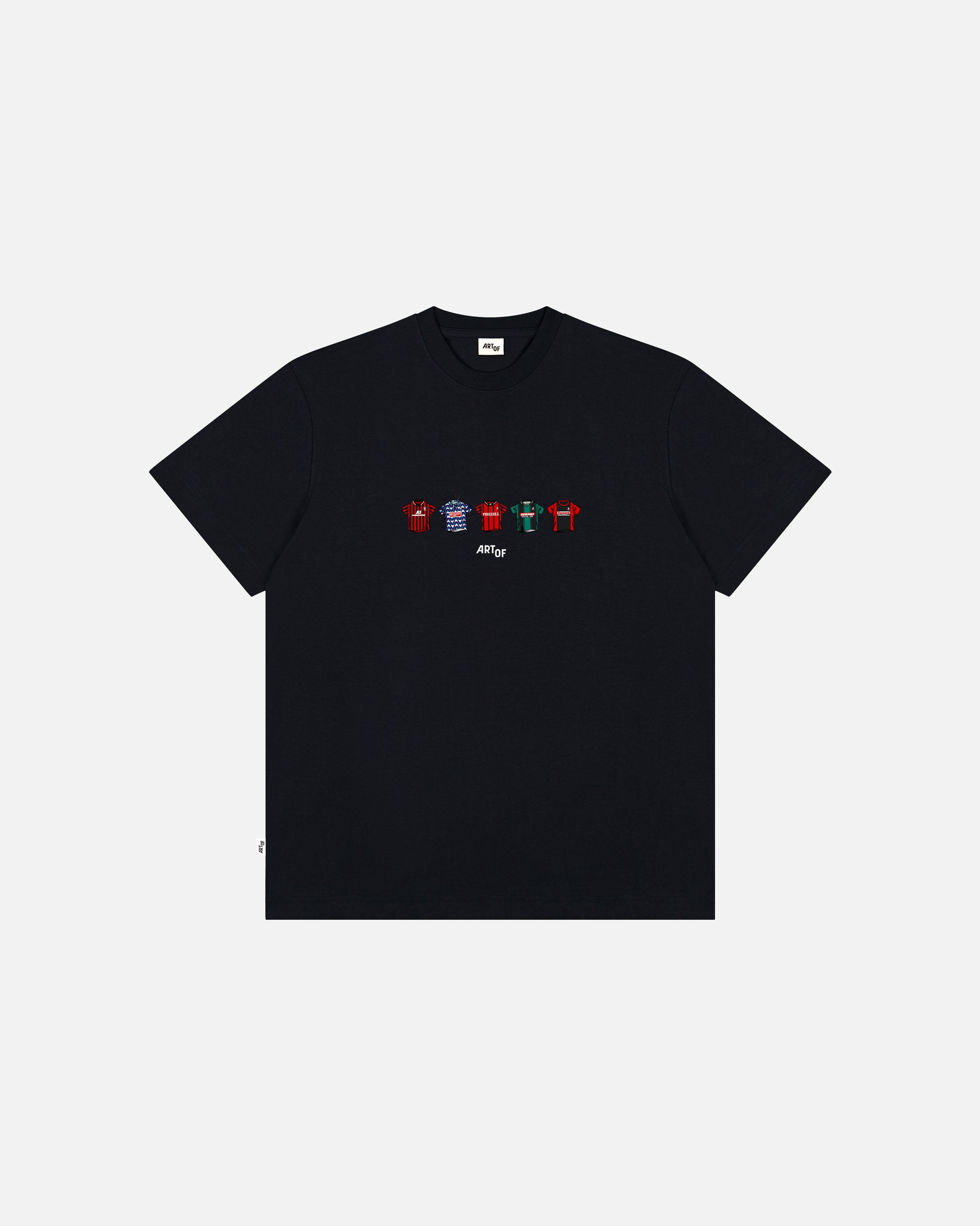 ART OF x Bournemouth Printed Classics Tee | Black Football T-shirt