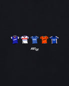 ART OF ITFC Printed Classics Tee | Black Graphic Football T-shirt