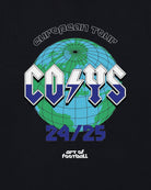AOF x Spurs | COYS European Tour 24-25 Tee | Black Graphic T-shirt