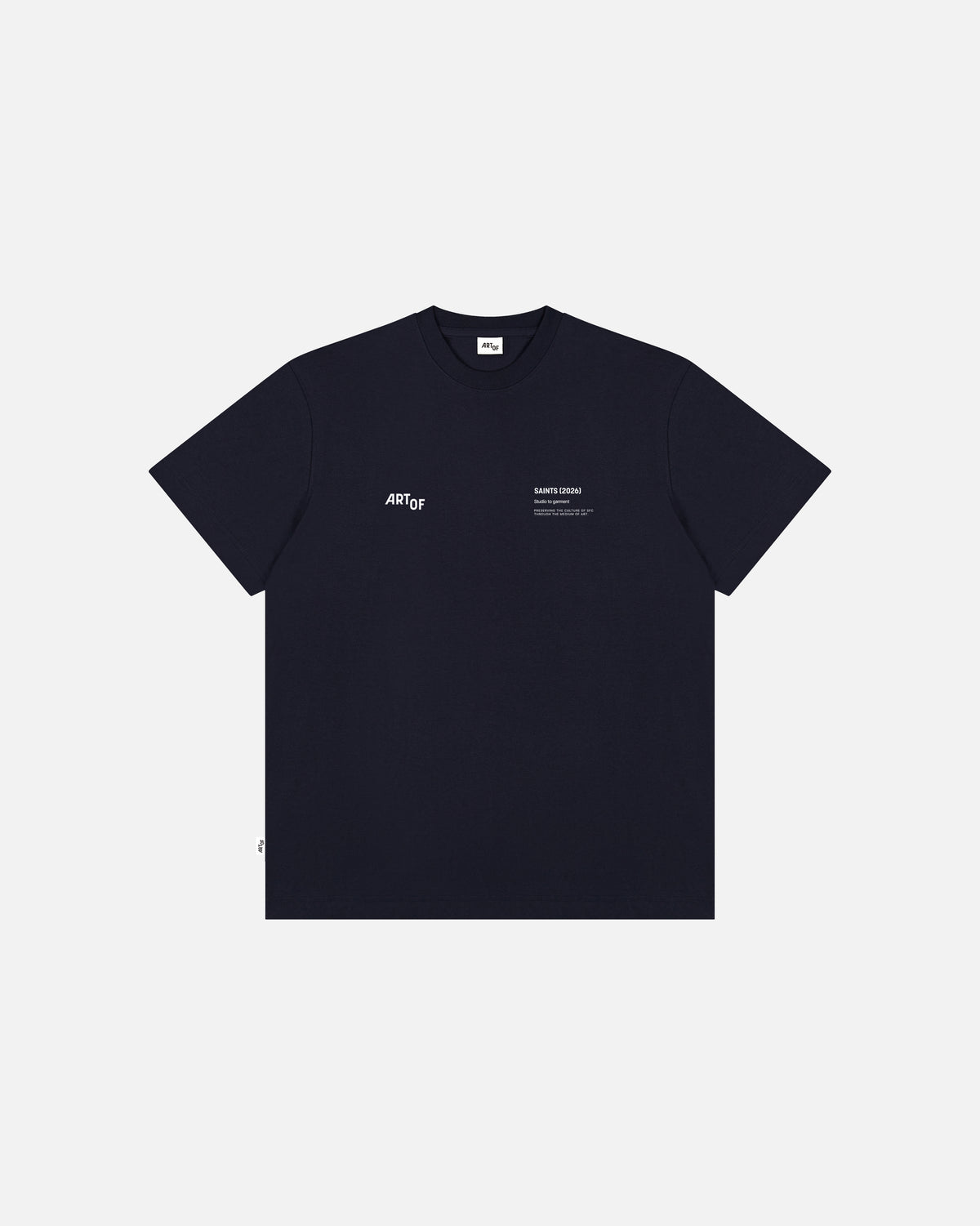 ART OF x Southampton Gallery Tee | Navy Graphic Football T-shirt