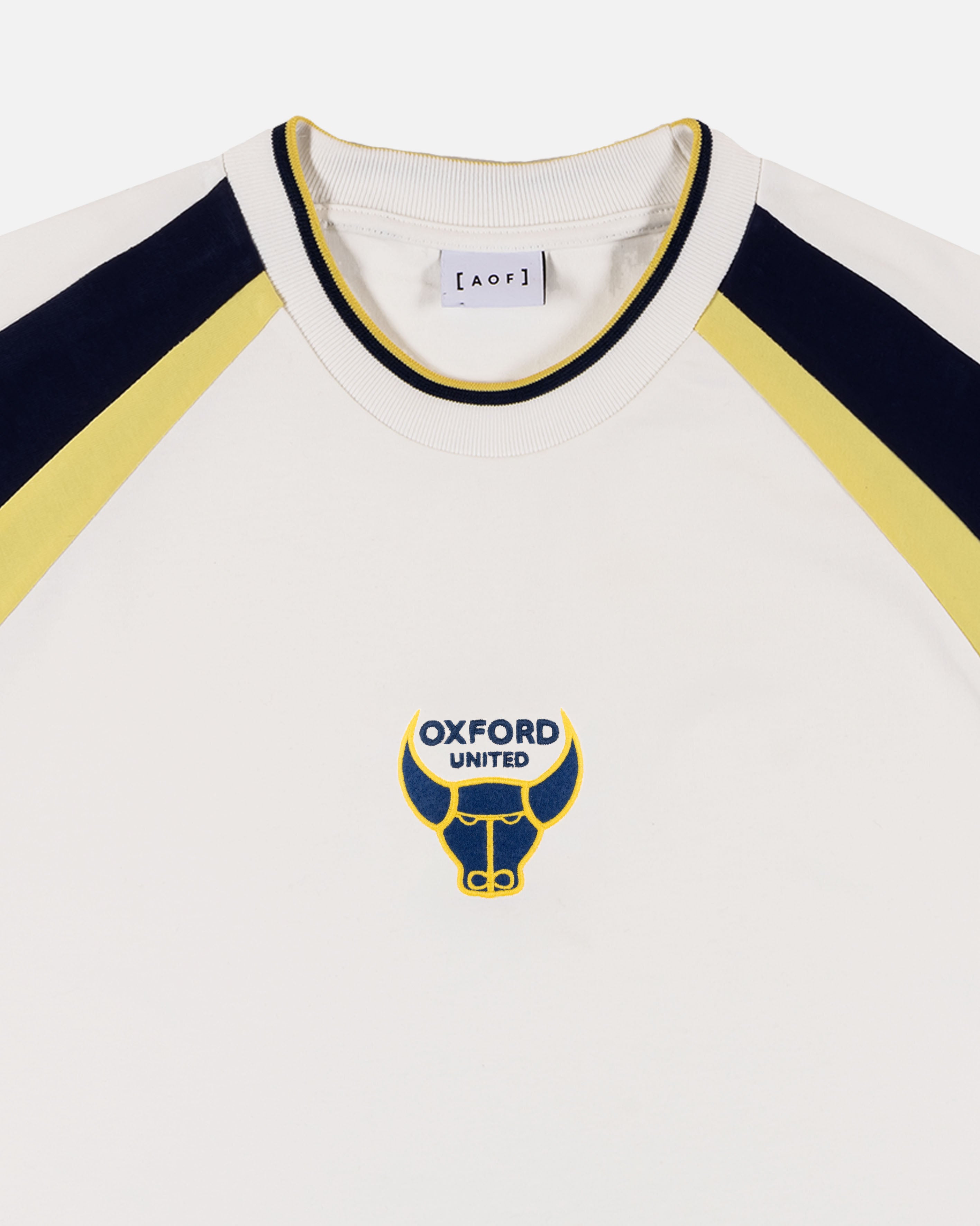 AOF x Oxford 90s Oversized Panelled T-shirt | Art of Football