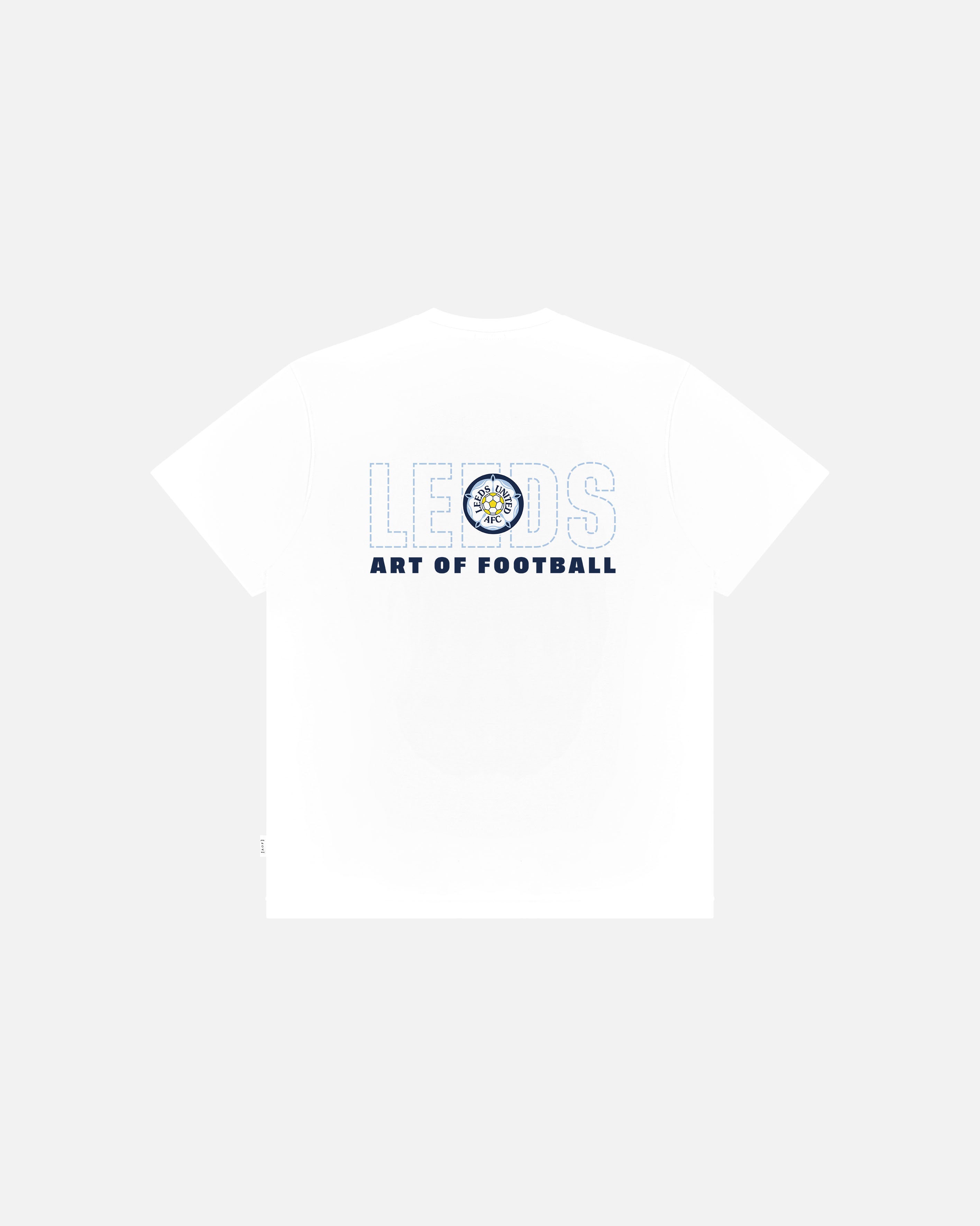 AOF Leeds 90s Tee | White Graphic T-shirt | Art of Football