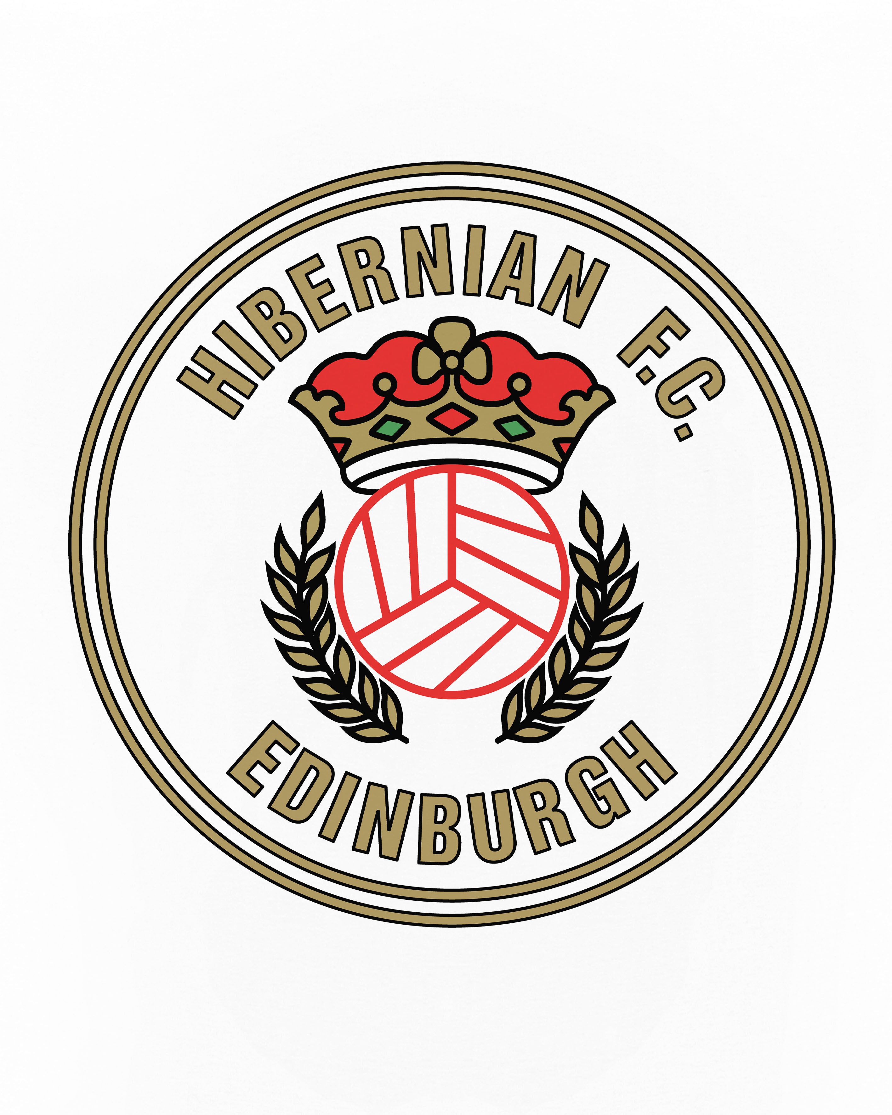 ART OF x Hibernian Vintage Tee | White Graphic Football T-shirt