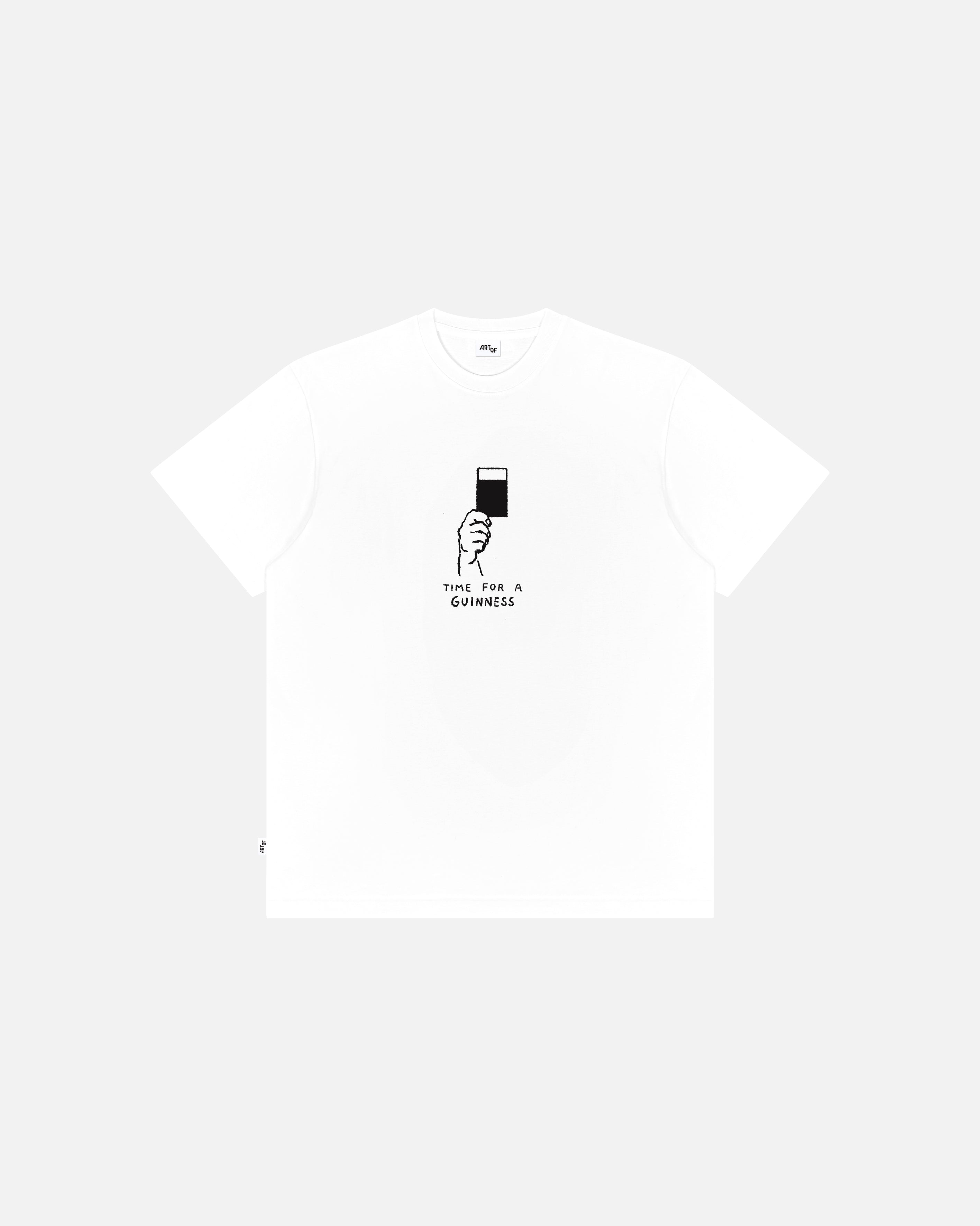 ART OF Football x Guinness | Time For A Guinness Tee | White T-shirt