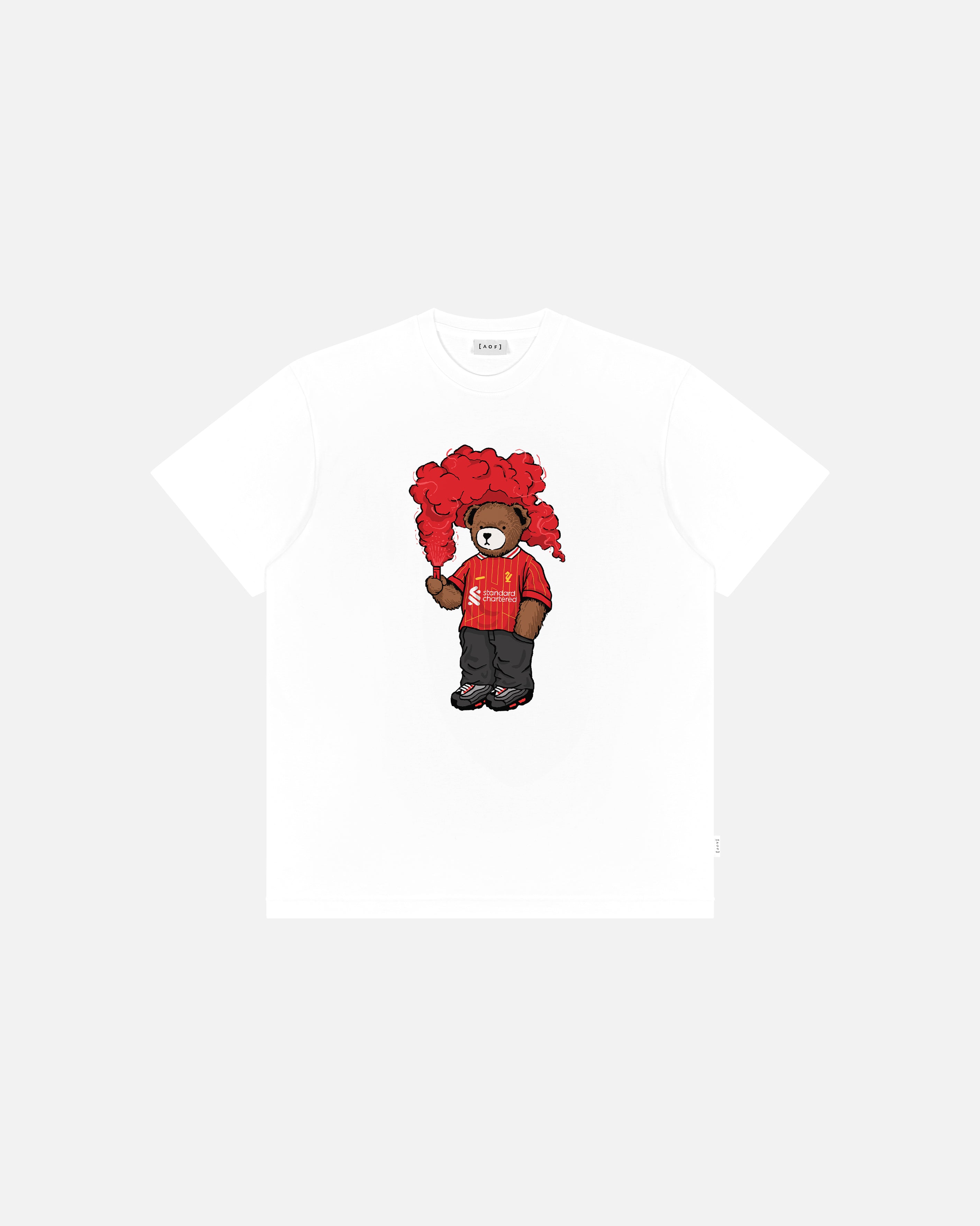 AOF x LFC Champions Pickles Tee |  White Graphic T-shirt