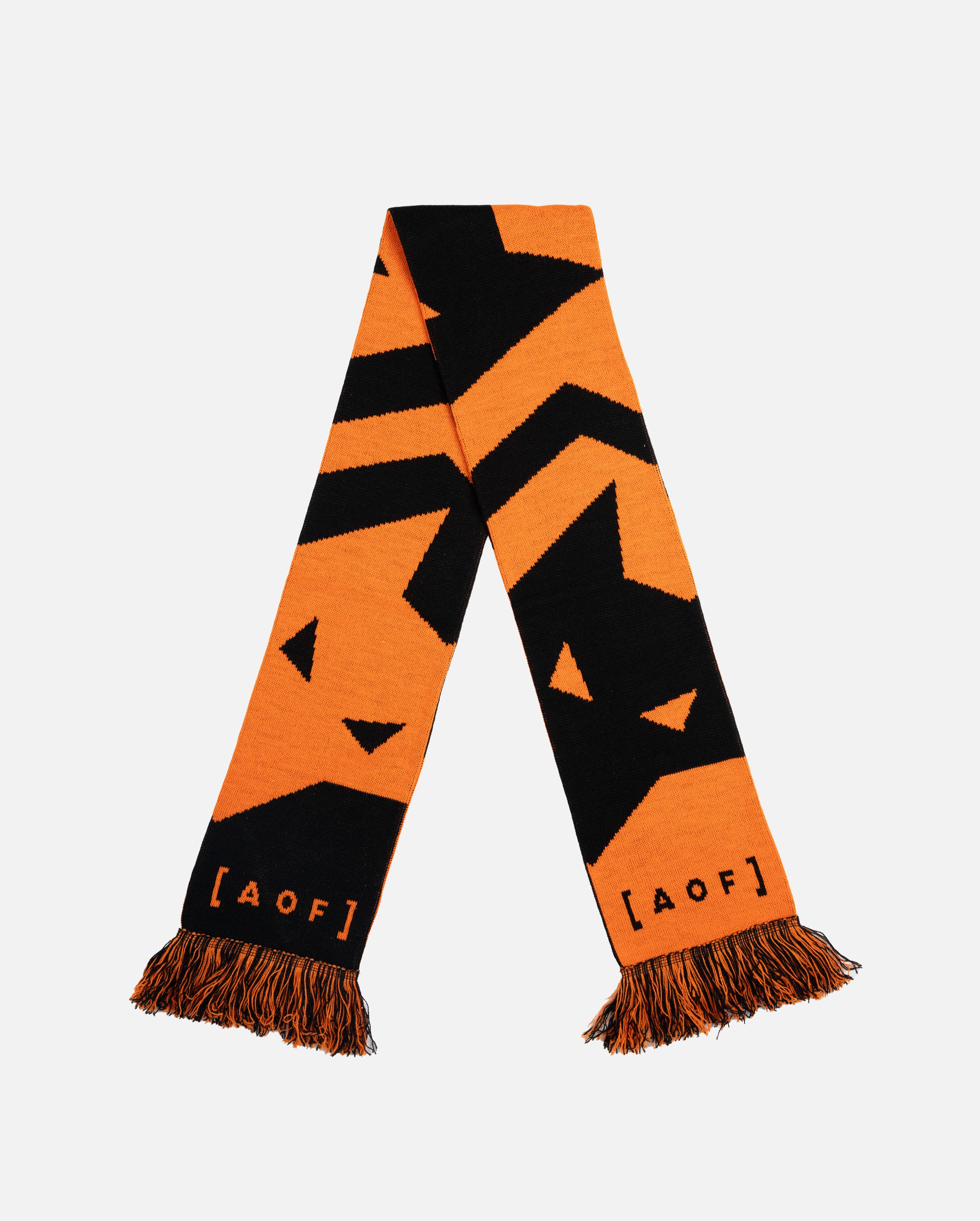 AOF x Wolves Abstract Crest Scarf | Accessories | Art of Football